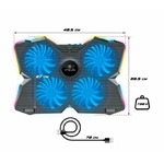 Matériels informatique support ventilé SPIRIT OF GAMER AirBlade 500 RGB infinytech Réunion 02