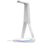 Matériels informatique support casque The G-Lab K-Stand Hydrogen Blanc infinytech Réunion 01