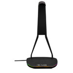 Matériels informatique support casque The G-Lab K-Stand Hydrogen Noir infinytech Réunion 02