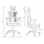 Matériels informatique Fauteuil ergonomique Diablo V-Basic Noir-Gris infinytech Réunion 05