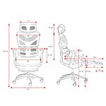 Matériels informatique Fauteuil ergonomique Diablo V-Master Noir-Gris infinytech Réunion 10