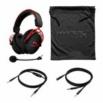 Matériels informatique casque micro HP HyperX Cloud Alpha Noir Rouge infinytech Réunion 04