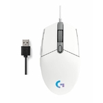Matériels informatique Souris LOGITECH G203 LightSync Filaire Blanche infinytech Réunion 02