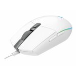 Matériels informatique Souris LOGITECH G203 LightSync Filaire Blanche infinytech Réunion 03