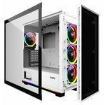 Matériels informatique boitier pc M.RED White Destroyer MR-005M infinytech Réunion 03