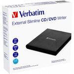Matériels informatique Graveur DVD VERBATIM SlimLine USB Noir infinytech Réunion 02