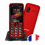 Téléphonie mobile GSM KONROW Senior 280 Rouge infinytech Réunion 10