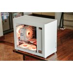 Cube Gamemax Spark Blanc i5 14400F RTX 4060 MSI White infinytech Réunion 02