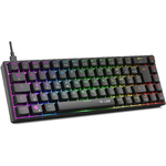 Matériels informatique clavier THE G-LAB Keyz Titanium Noir infinytech Réunion 02