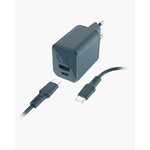 Accessoires téléphonie chargeur secteur USB-C FRESH N REBEL 45W PD avec câble Bleu infinytech Réunion 01