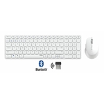 Pack clavier souris RAPOO 9700M Sans Fil et Bluetooth Blanc infinytech Réunion 01
