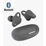 Accessoires téléphonie écouteurs sport FRESH N REBEL Twins Move Bluetooth Gris Foncé infinytech Réunion 01