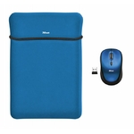 Accessoires informatique housse pour pc portable TRUST avec souris sans fil infinytech Réunion 01