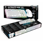 Matériels informatique pack clavier souris SPIRIT of GAMER Ultimate 600 Blanc infinytech Réunion 07