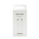 Accessoires téléphonie Câble SAMSUNG USB-C vers USB C 1,8m 3A Blanc infinytech Réunion 02