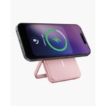Accessoires téléphonie powerbank magnétique FRESH n REBEL 5000 mAh Rose infinytech Réunion 06