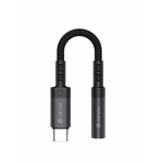Accessoires téléphonie adaptateur DEVIA USB-C vers Jack 3.5mm Noir infinytech Réunion 01