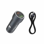 Accessoires auto chargeur allume-cigare DEVIA 30W Power Delivery USB-C et Qualcomm 3.0 infinytech Réunion 02