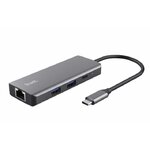 Matériels informatique adaptateur USB-C TRUST DALYX 6en1 infinytech Réunion 02