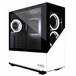 Matériels informatique boitier M.RED ELITE WHITE Rainbow ARGB MR-007 infinytech Réunion 01