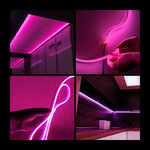 Accessoires néon flexible à LED LOTRONIC NEON500PINK Rose IP65 5m infinytech Réunion 04