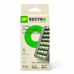 Chargeur USB GP E821 4 x RECYKO AA 2100 mAh 4 x RECYKO AAA 850 mAh infinytech Réunion 05