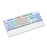 Matériels informatique clavier THE G-LAB KEYZ RUBIDIUM Blanc infinytech Réunion 02