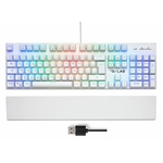 Matériels informatique clavier THE G-LAB KEYZ RUBIDIUM Blanc infinytech Réunion 01