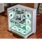 Matériels informatique Cube Mars Gaming MC Vision blanc Ryzen 7 7700X RX 9070 XT infinytech Réunion 03