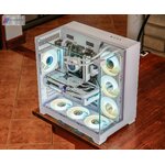 Matériels informatique Cube Mars Gaming MC Vision blanc Ryzen 7 7700X RX 9070 XT infinytech Réunion 01