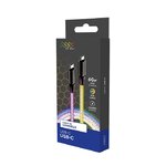 Accessoires téléphonie câble lumineux RGB MY WAY USB-C vers USB-C 1m infinytech Réunion 02