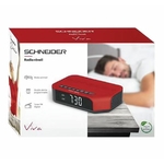 Petit électroménager Radio-réveil Schneider SC310R Rouge infinytech Réunion 04