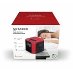 Petit électroménager Radio-réveil Schneider SC360R Rouge infinytech Réunion 03