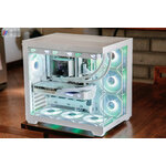 Cube DeepCool blanc Ryzen 7700 et RTX 5070 Zotac infinytech Réunion 02