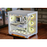 Cube DeepCool blanc Ryzen 7700 et RTX 5070 Zotac infinytech Réunion 03