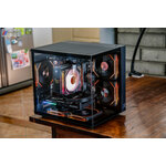 Mini cube Xigmatek Aqua M Ryzen 8400F RX 9060XT 16Go infinytech Réunion 01
