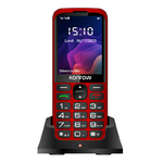 Téléphonie mobile KONROW Senior 280 Next Rouge infinytech Réunion 01