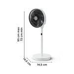 Petit électroménager ventilateur sur pied ROWENTA Turbo Swift Silence infinytech Réunion 03