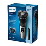 Petit électroménager rasoir électrique PHILIPS S3143 02 Shaver 3000 Series infinytech Réunion 03