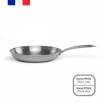 Petit électroménager Poêle en acier inoxydable 24 cm LIVOO MEP158 infinytech Réunion 01