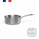Petit électroménager casserole en acier inoxydable 20cm LIVOO MEP161 infinytech Réunion 01