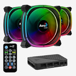 AEROCOOL Astro 12 Pro RGB 120mm Noir Pack de 3 infinytech Réunion 01