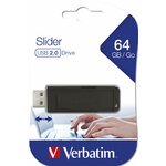 Matériels informatique clé USB 2.0 VERBATIM Slider 64Go Noir infinytech Réunion 03