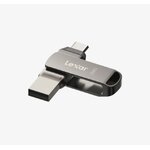 Matériels informatique clé USB-A et C LEXAR JumpDrive D400 256Go Gris infinytech Réunion 03