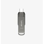Matériels informatique clé USB-A et C LEXAR JumpDrive D400 256Go Gris infinytech Réunion 02