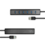 Matériels informatique hub USB 3.0 AXAGON HUE-SA7BP infinytech Réunion 06