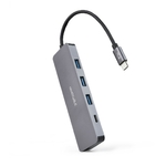 Matériels informatique hub USB-C NANOCABLE 3 ports USB3.0 et 1 port USB-C infinytech Réunion 01