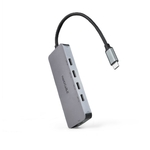 Matériels informatique Hub USB-C NANOCABLE 4 ports USB-C 1 port PD 100W infinytech Réunion 01