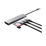 Matériels informatique hub USB-C TRUST Halyx 3 ports et lecteur de carte infinytech Réunion 02