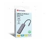 Matériels informatique adpatateur USB-C VERBATIM CMH-08 Hub Pro Multiports infinytech Réunion 02